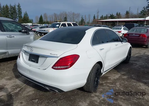 2017 Mercedes-Benz C 300 4Matic from USA, damaged, VIN 55SWF4KB3HU221277